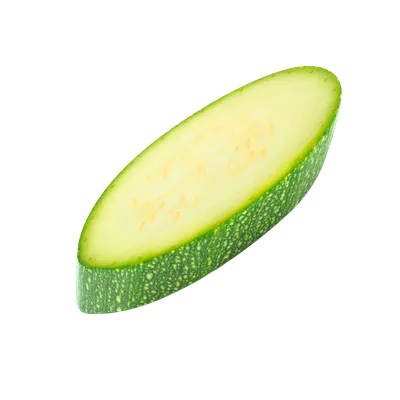 Zucchini-Scheibe für BARF-Hunde