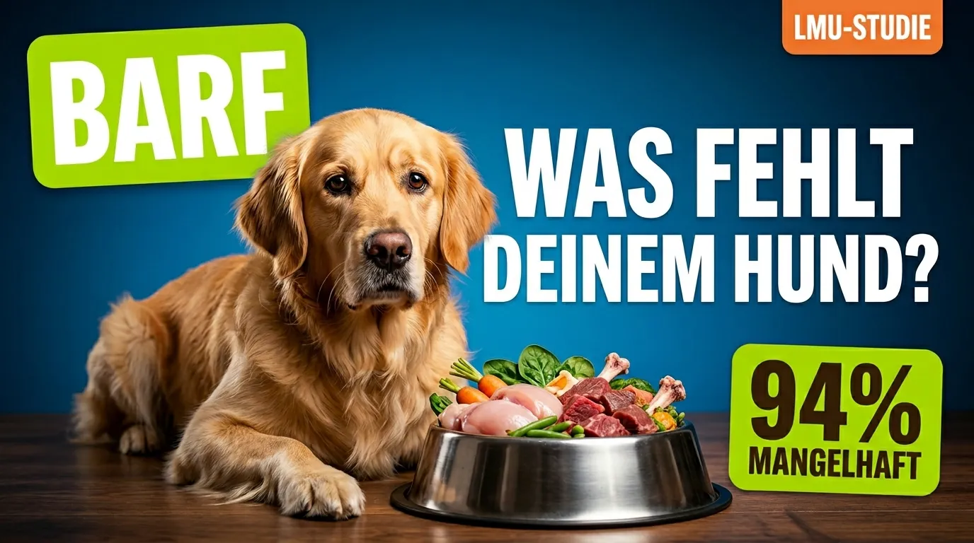 BARF Erklärvideo — Was fehlt deinem Hund? 94 % MANGELHAFT